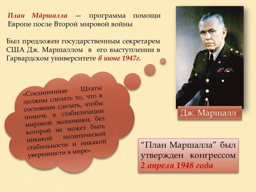 Реальна суть Плану Маршалла, про яку мовчать підручники